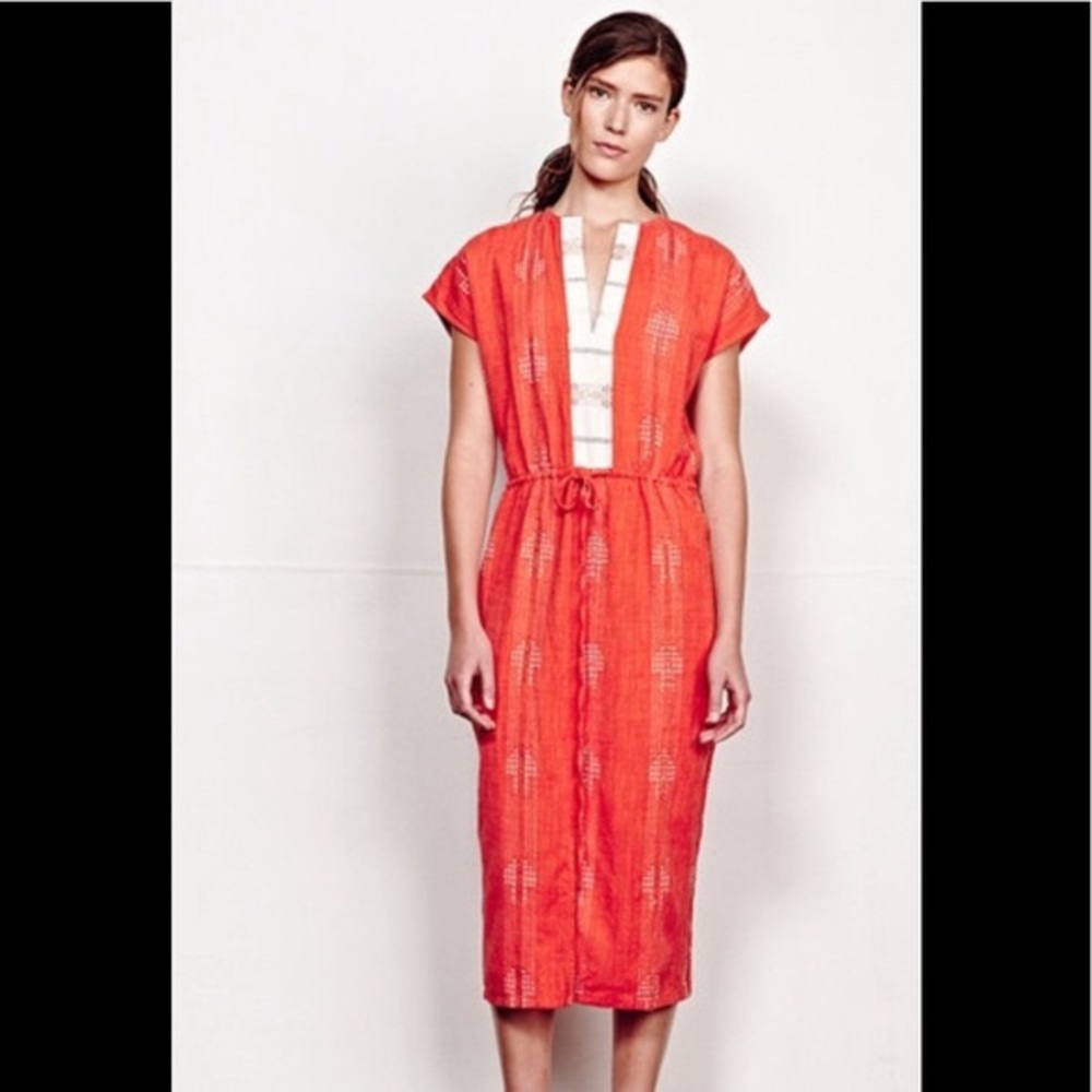Ace & Jig Hannah Dress in Flame